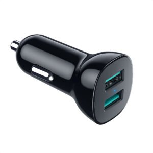 Choetech 36W Dual USB-C PD 3.0 Fast Car Charger - Black (Model C0051-V5)