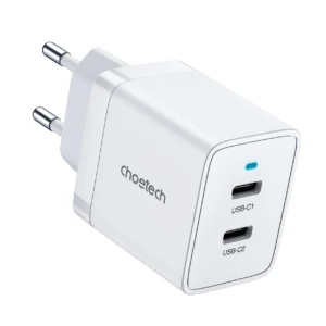 Choetech Dual Type-c PD40W wall Charger  US white