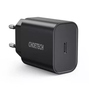 شاحن جداري شو تيك بقوة 20 واط ومنفذ USB-C – لون (أسود)