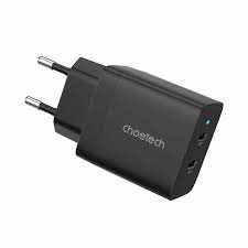 Choetech Dual Type-c PD40W wall Charger  US Black