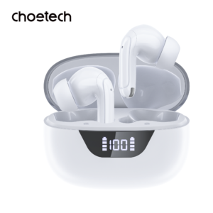 CHOETECH BH-T60 ENC+ANC Digital Bluetooth TWS Earbuds – White