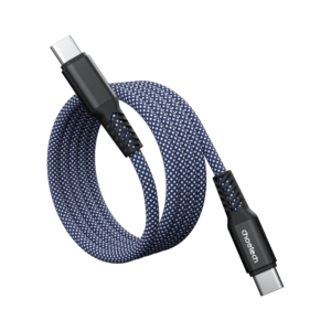 CHOETECH Magnetic Adsorption USB-C to USB-C Cable – PD 100W Fast Charging (Light Blue)