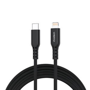 كابل تشوتيك (CHOETECH) من USB-C إلى Lightning بطول 1.8 متر – نايلون مضفر فائق المتانة